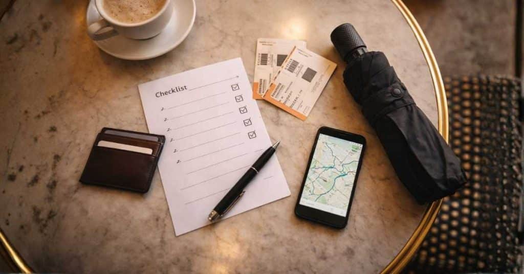 First Time West End Checklist