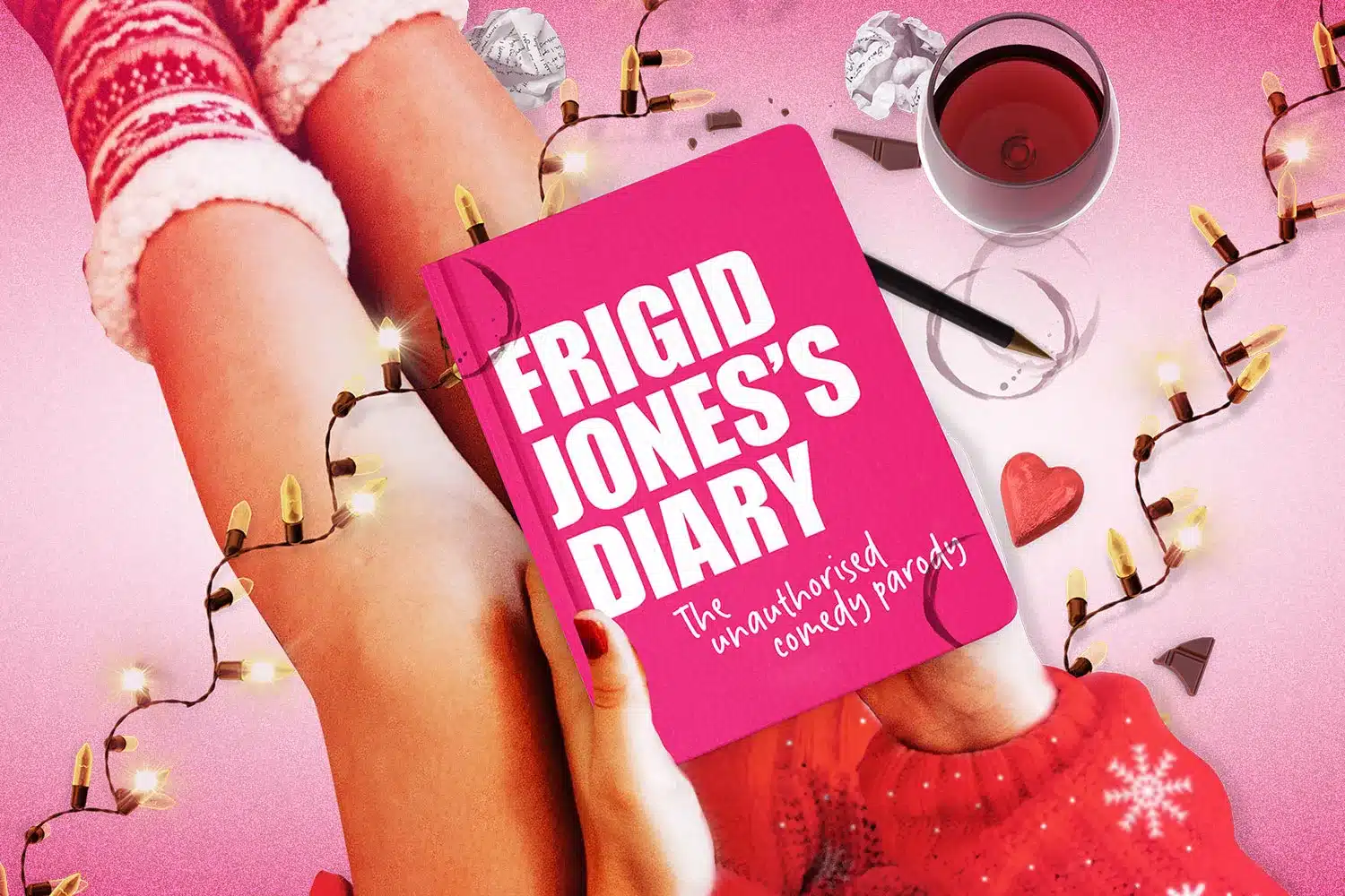 jodie prenger and neil hurst bring frigid joness diary to the other palace this christmas