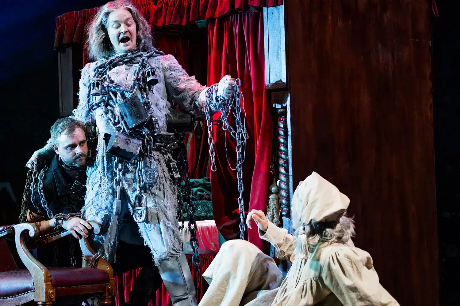 christmas carol goes wrong unveils original cast for uk and us festive runs