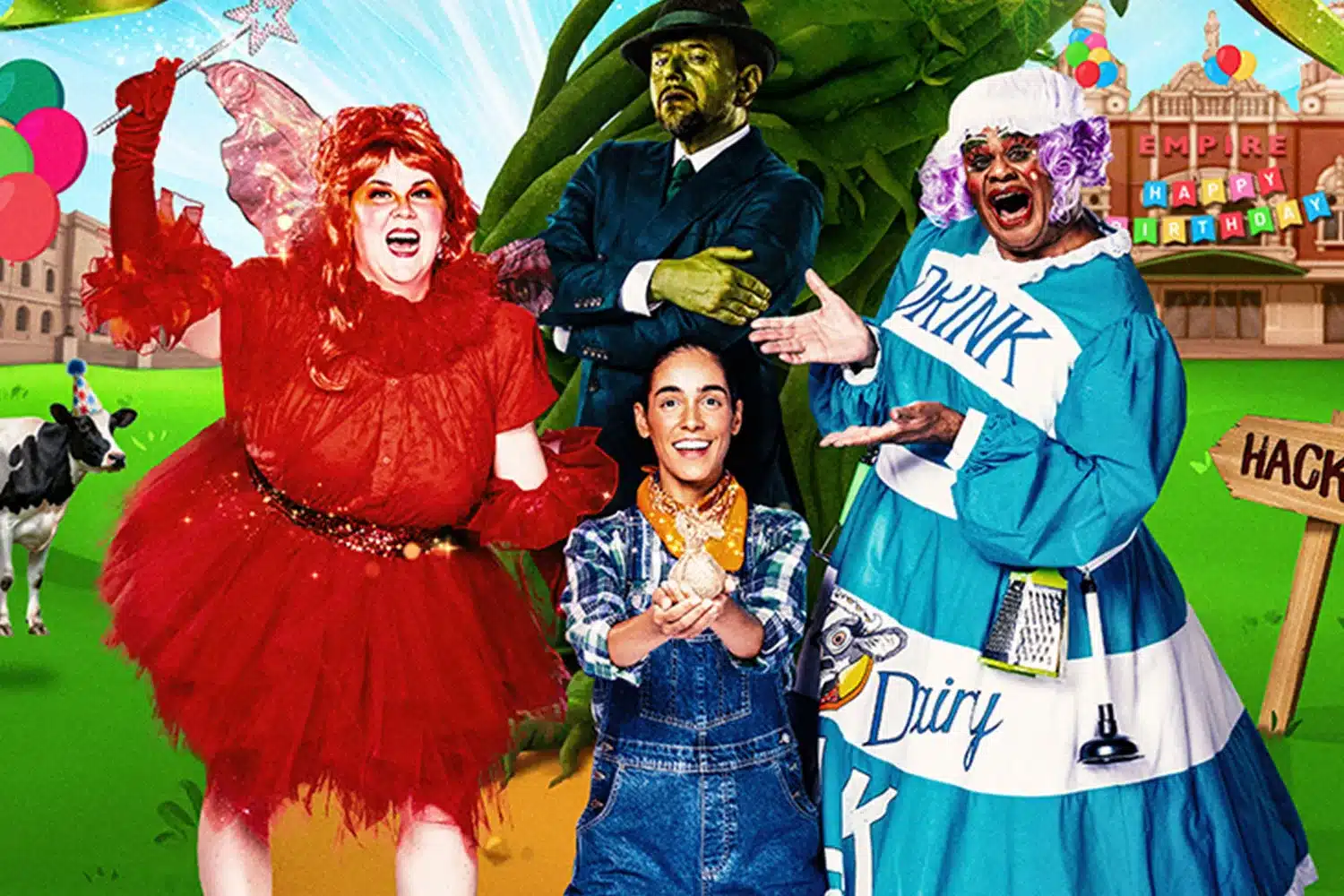 hackney empire unveils cast for jack and the beanstalk pantomime