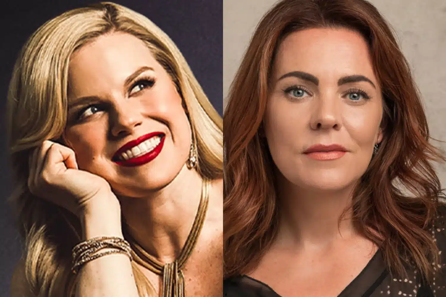 megan hilty and rachel tucker lead gentlemen prefer blondes concert at palladium