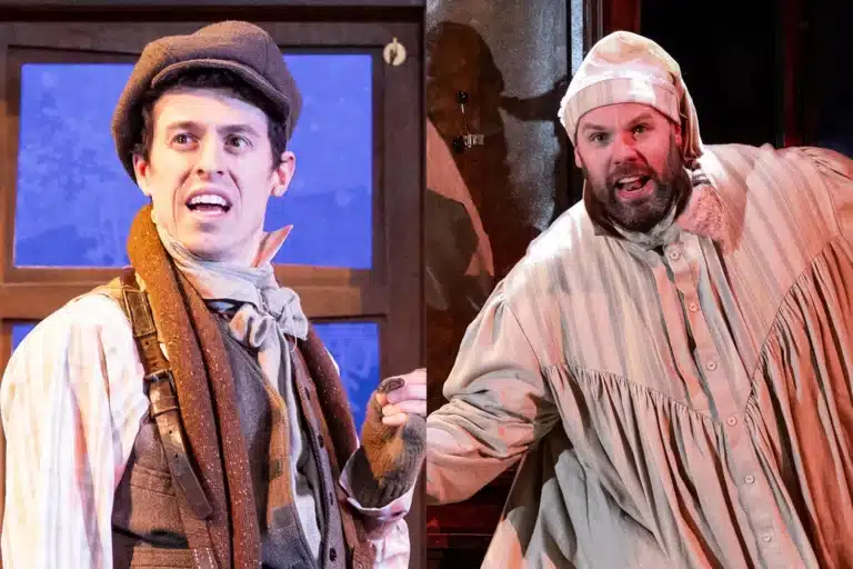 Henry Lewis and Jonathan Sayer return to Christmas Carol Goes Wrong in West End